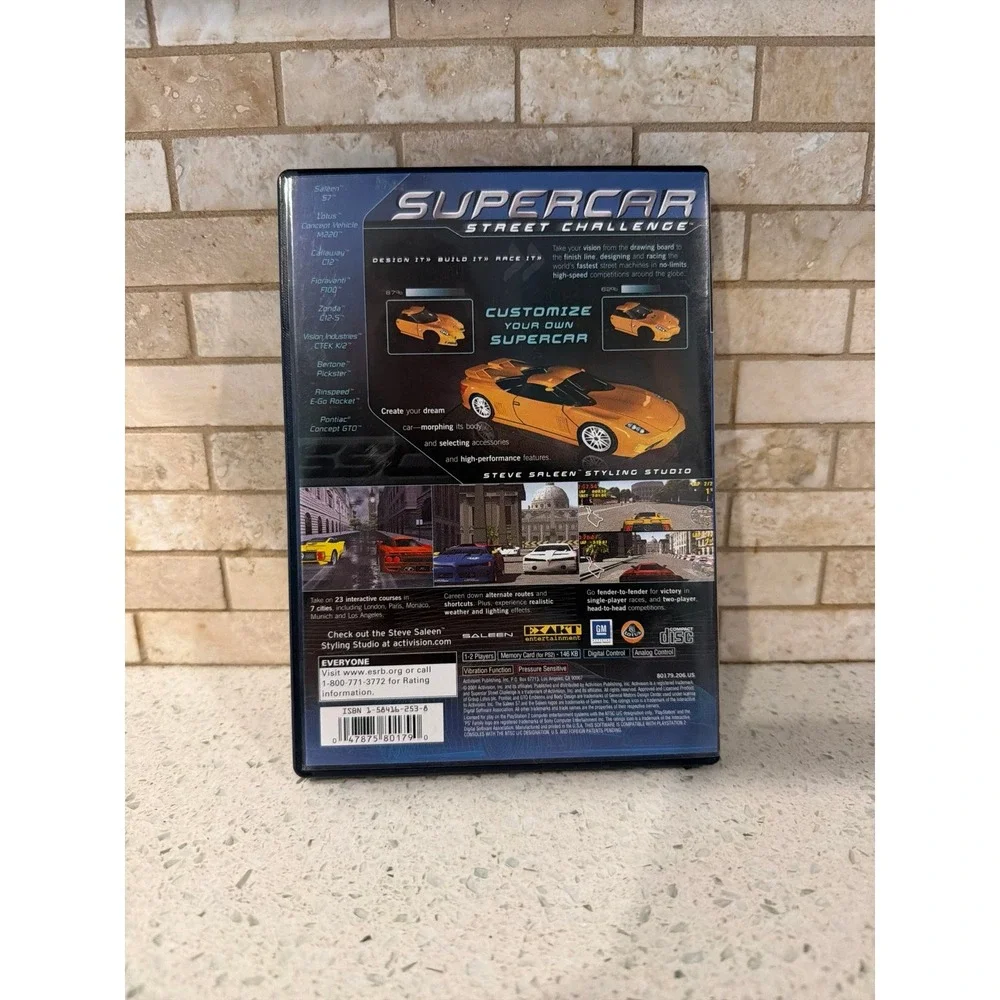 Supercar Street Challenge PS2 Racing‎ Game